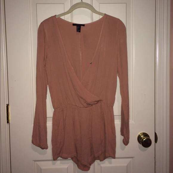 Forever 21 blush pink romper.