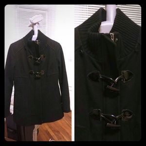 SOLD Guess Black Wool Coat