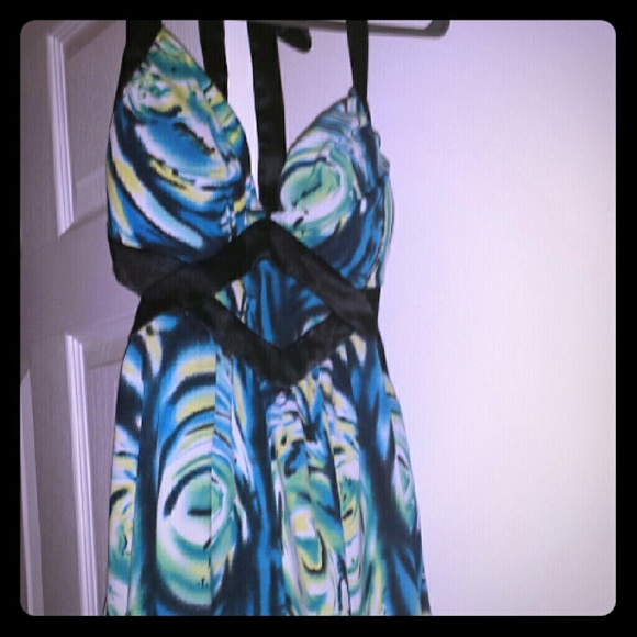Silky beautiful multi color top,  new