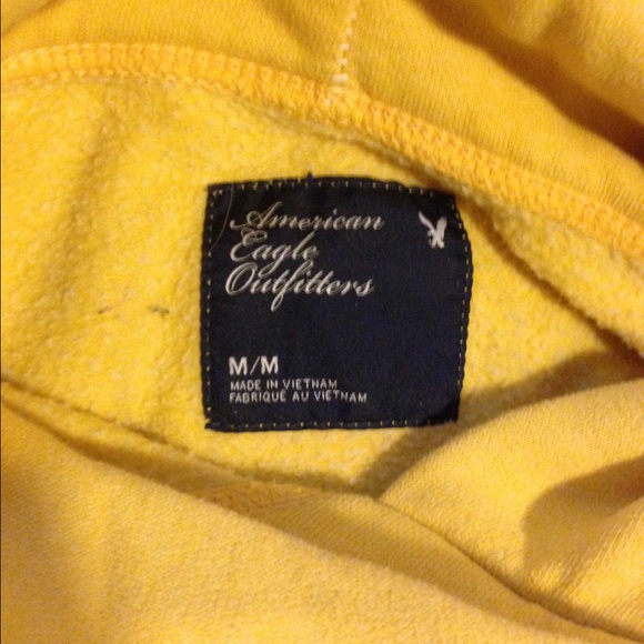 Yellow American Eagle hoodie - Picture 3 of 3