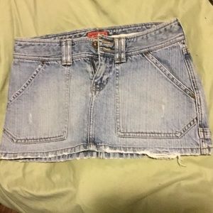 Mini skirt.
