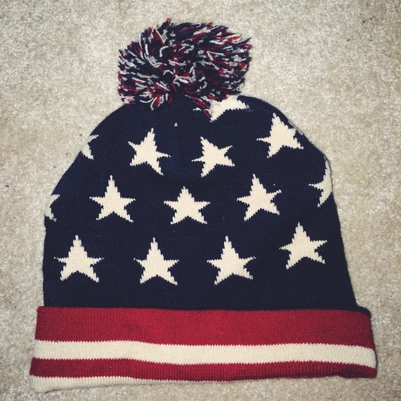 American Flag Beanie