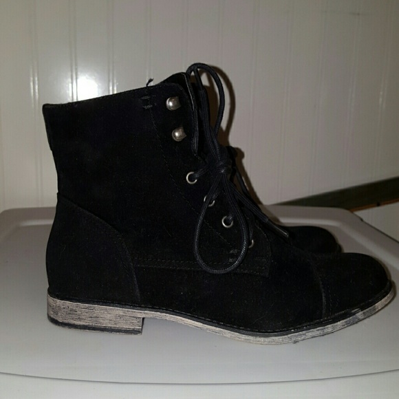 Suede ankle boots