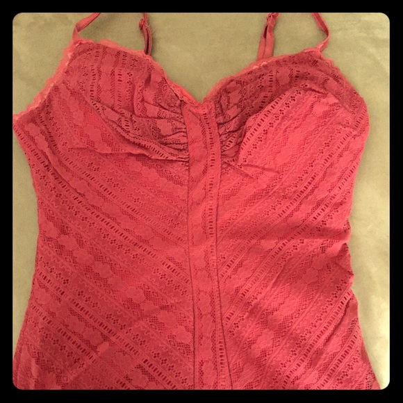 My Michelle (Kohl's) L sexy pink top, runs small!