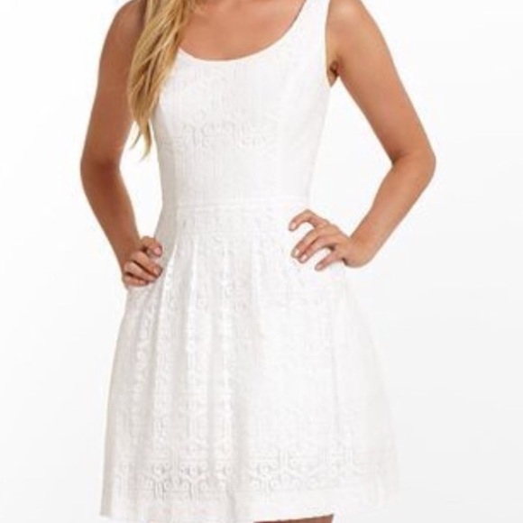 White lace dress