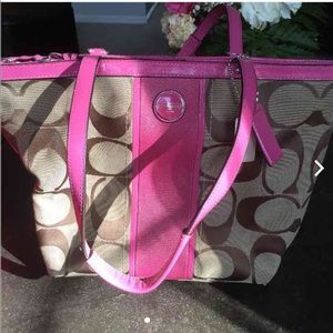 Large Coach tote