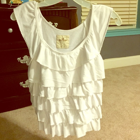 White Holister top blouse