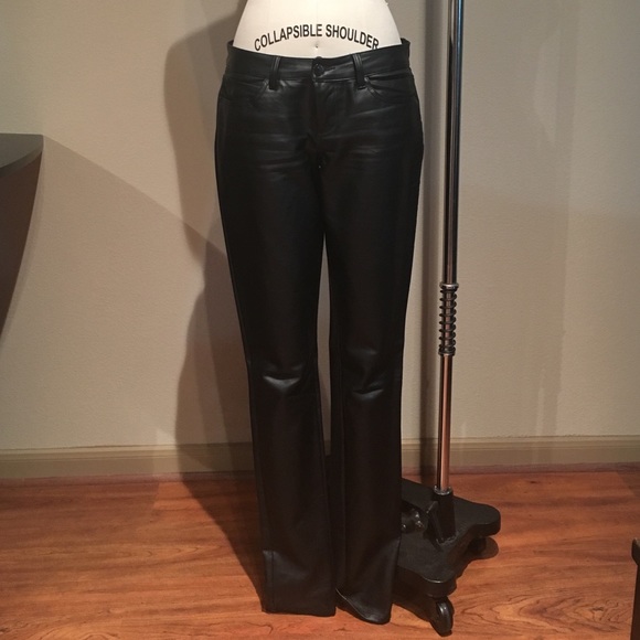 leather jeans tall