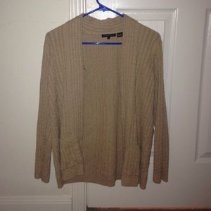 Tan cardigan