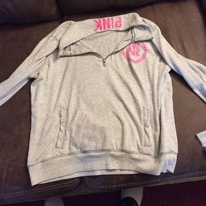 Victoria secret half zip up pull over