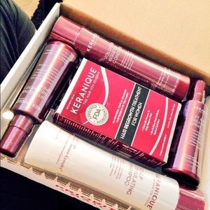 Keranique hair regrowth and volume kit.