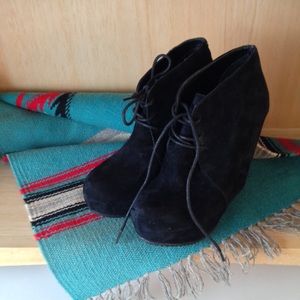 ALDO Black wedge platform shoes 38