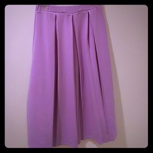 Lilac midi skirt