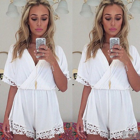 White Romper