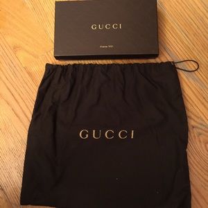 Gucci wallet box and bag