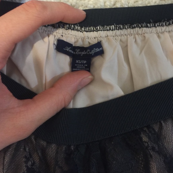 Light Pink and Black Overlay Lace Skirt💗 - Picture 2 of 3