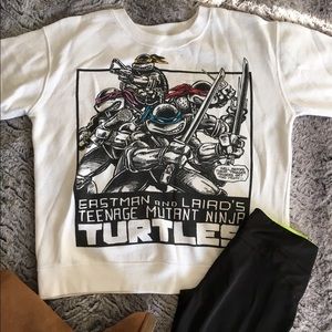 White ninja turtle sweater