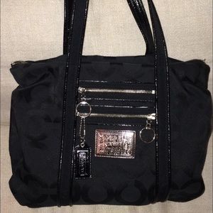 Coach poppy tote