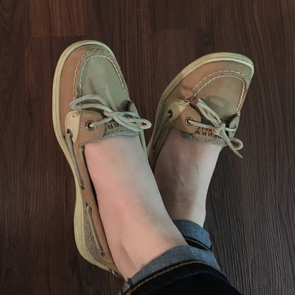 SOLD-Sperry Top-spider boat shoe