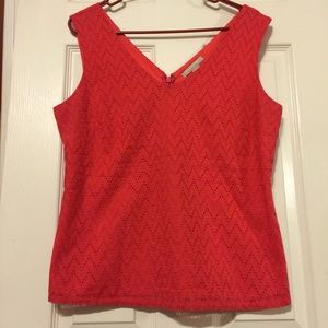 Banana Republic Textured Sleeveless Top
