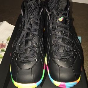 Foamposite fruity pebbles size 7Y 8.5 women