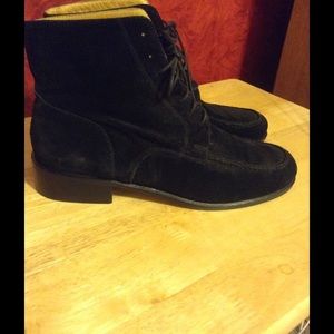 J Crew Italian Suede Lace Up Boots