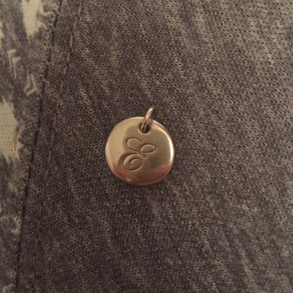 Tiffany & co E necklace charm!