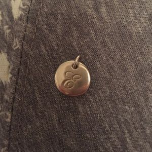 Tiffany & co E necklace charm!