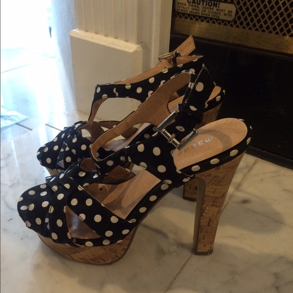 Polka dot shoes