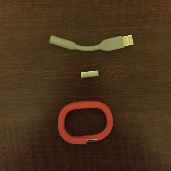Pink jawbone (small), charger adapter