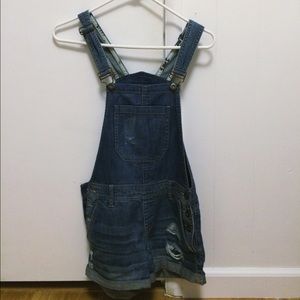 Forever 21 denim overalls
