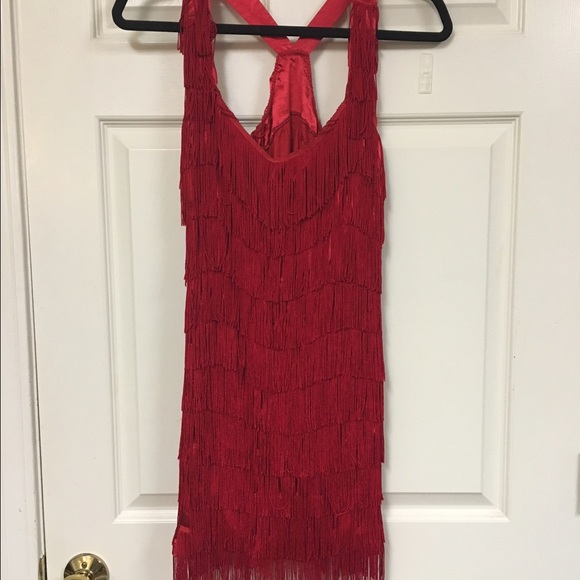 Red flapper costume