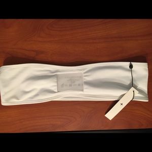 Coulbourne white mesh top