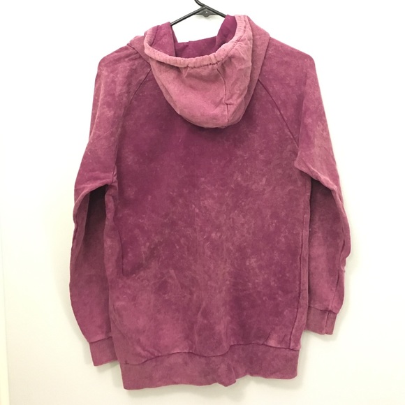 Urban Outfitters Acid wash purple hoodie tunic - Picture 2 of 3