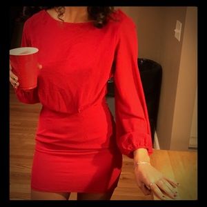 Red dress from Tobi, never worn.