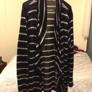 Black and white sweater