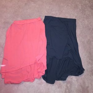 Bundle! 🎉 Hi-low skirts!