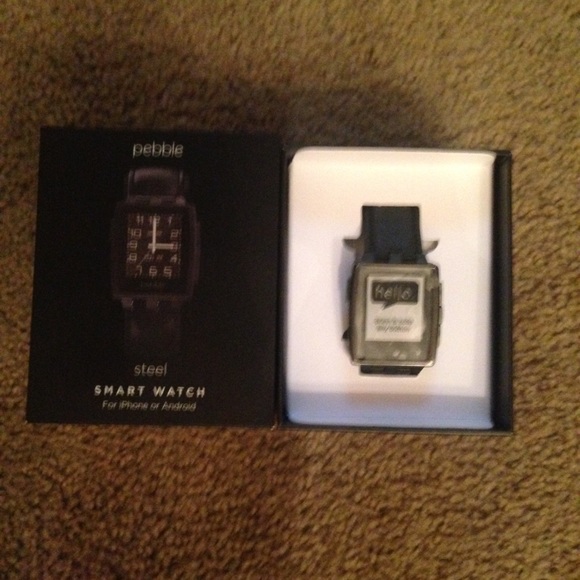 💥New Pebble Steel Smart Watch💥🏋🏼🚵🏼❤️💖😊