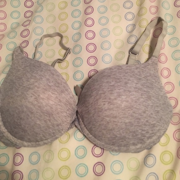 Worn pink bra