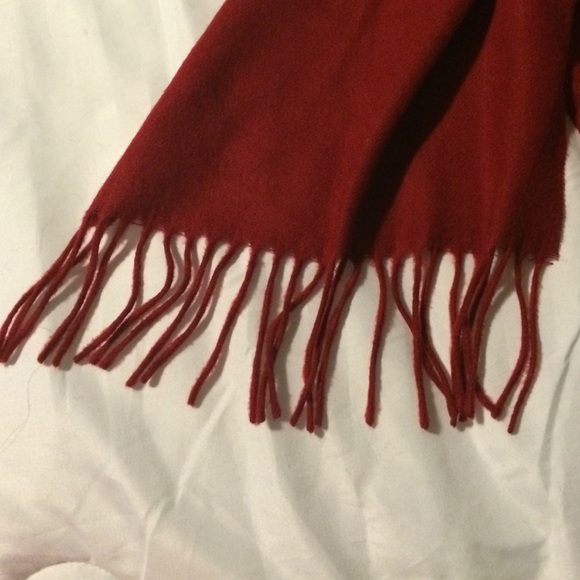 Warm Dark Red *Cashmink*Made in Germany SOFT SCARF - Picture 3 of 4
