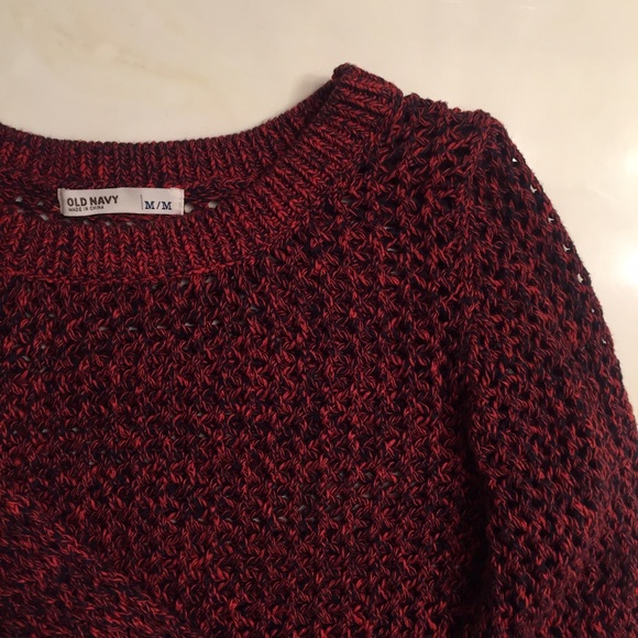 ‼️Lunch hour SALE!💵💰💰Knit blue/red sweater