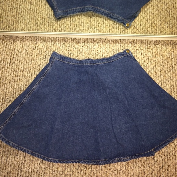AA Denim Circle Skirt