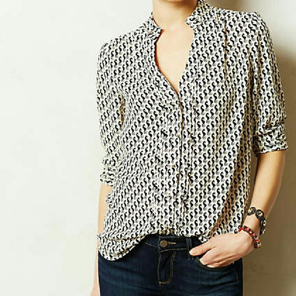 Anthropologie Pemberton Blouse 6