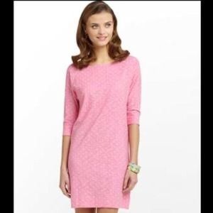 Lilly Pulitzer Cassie dress, pink polka dot