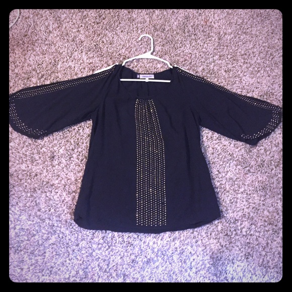 Gorgeous Gold studded top