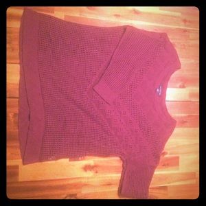 XL American Eagle Outfitters maroon cotton sweater