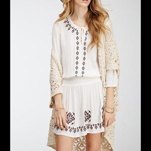 Boho White Dress