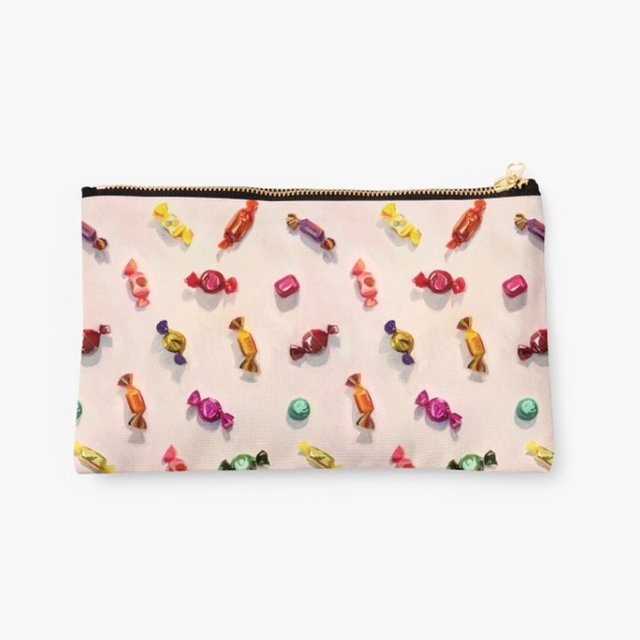 Bags - Candy Print Canvas Clutch! Bags - Candy Print Canvas Clutch!