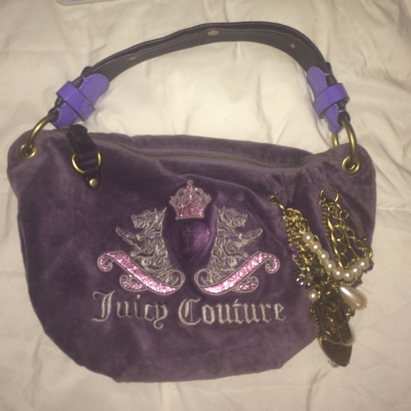 Authentic Juicy Couture purple purse