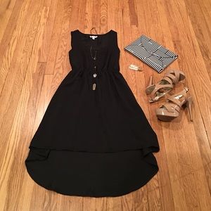 Cotton On black high low dress